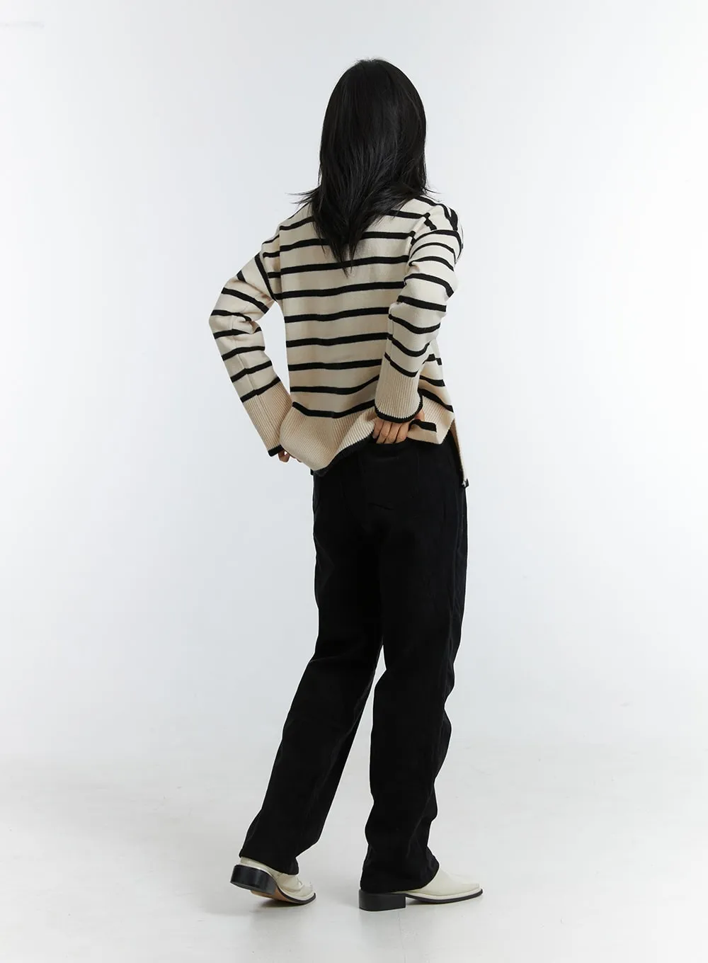 Straight-Leg Corduroy Pants OD308