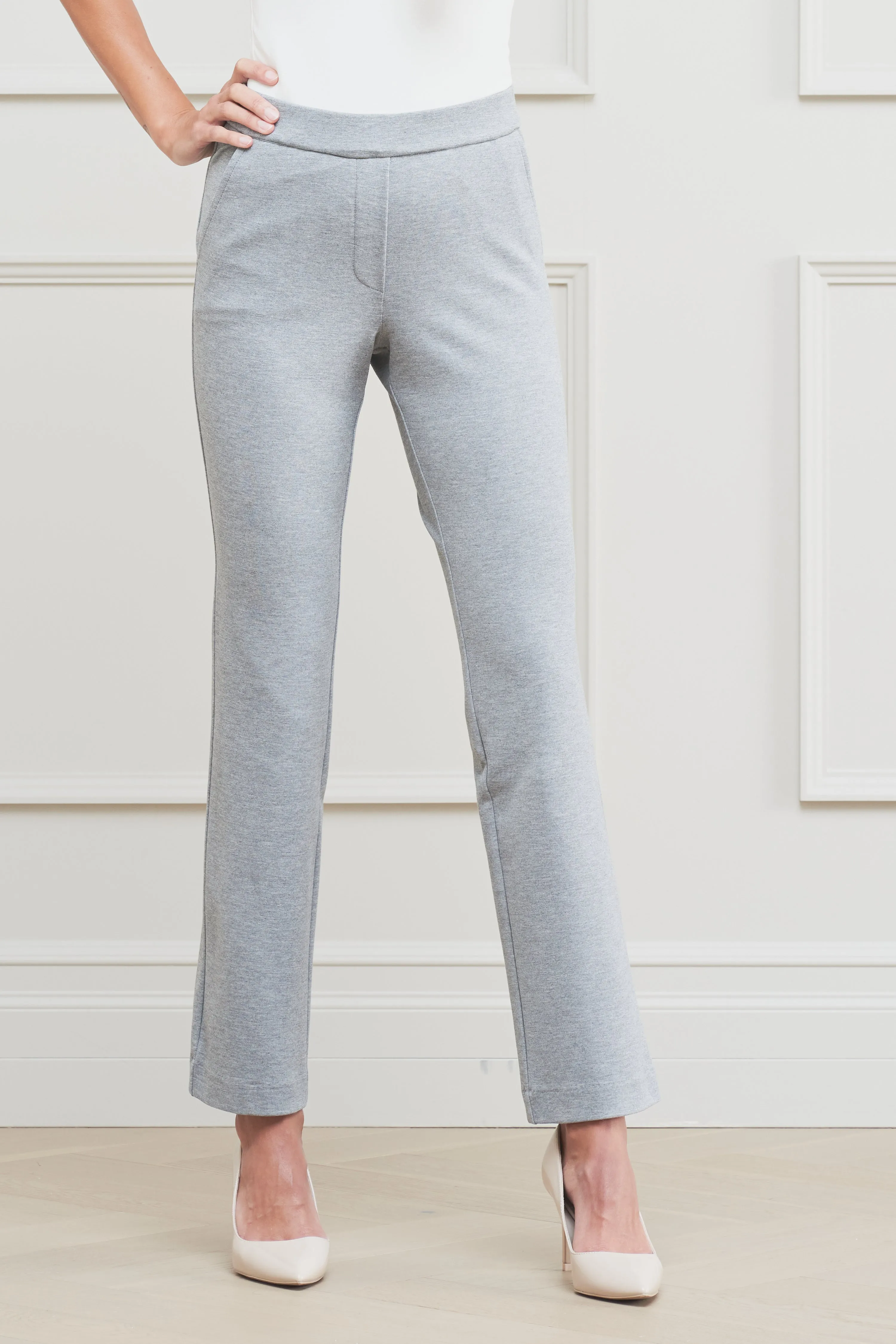 The Helen Pant Light Heather Grey