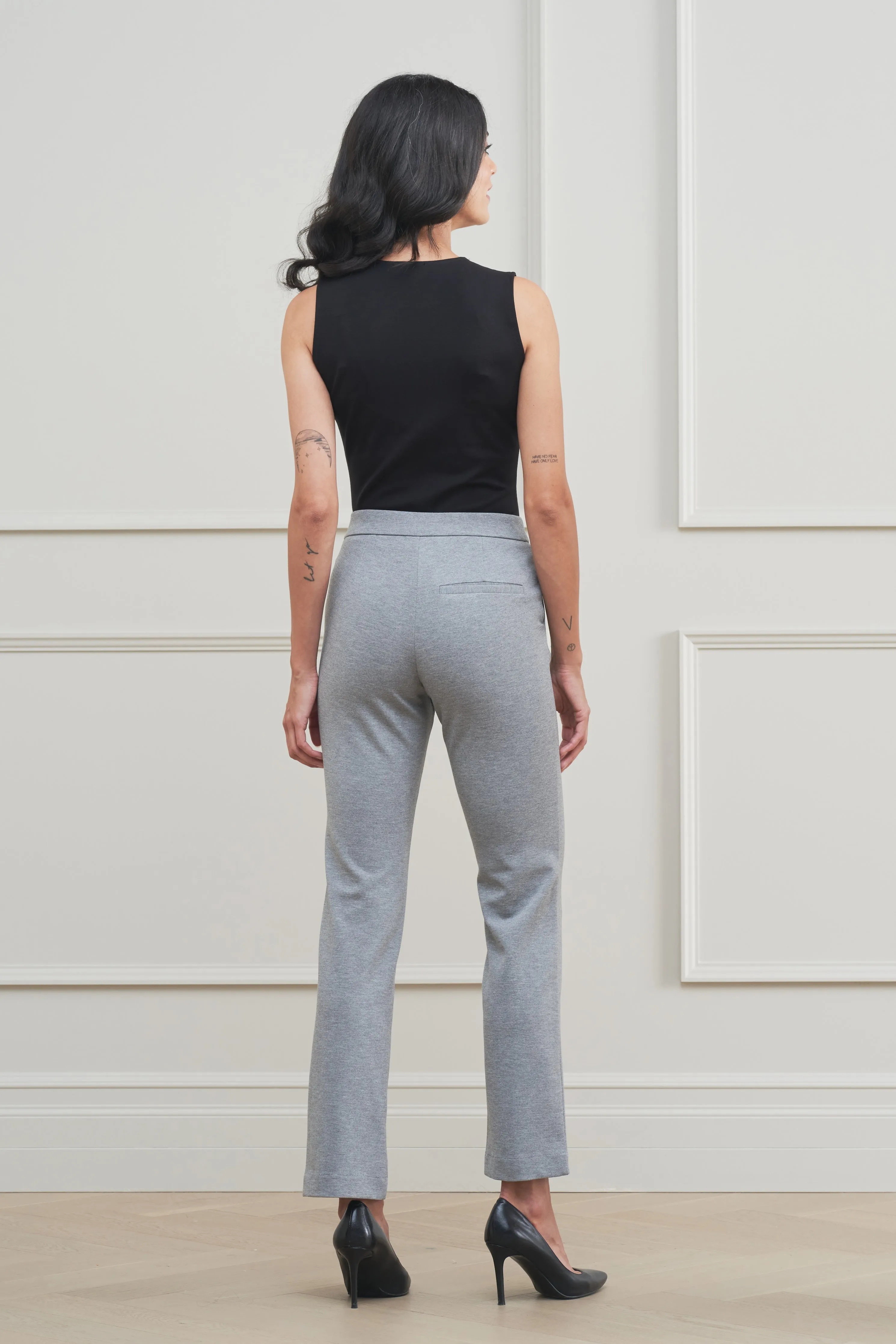 The Helen Pant Light Heather Grey