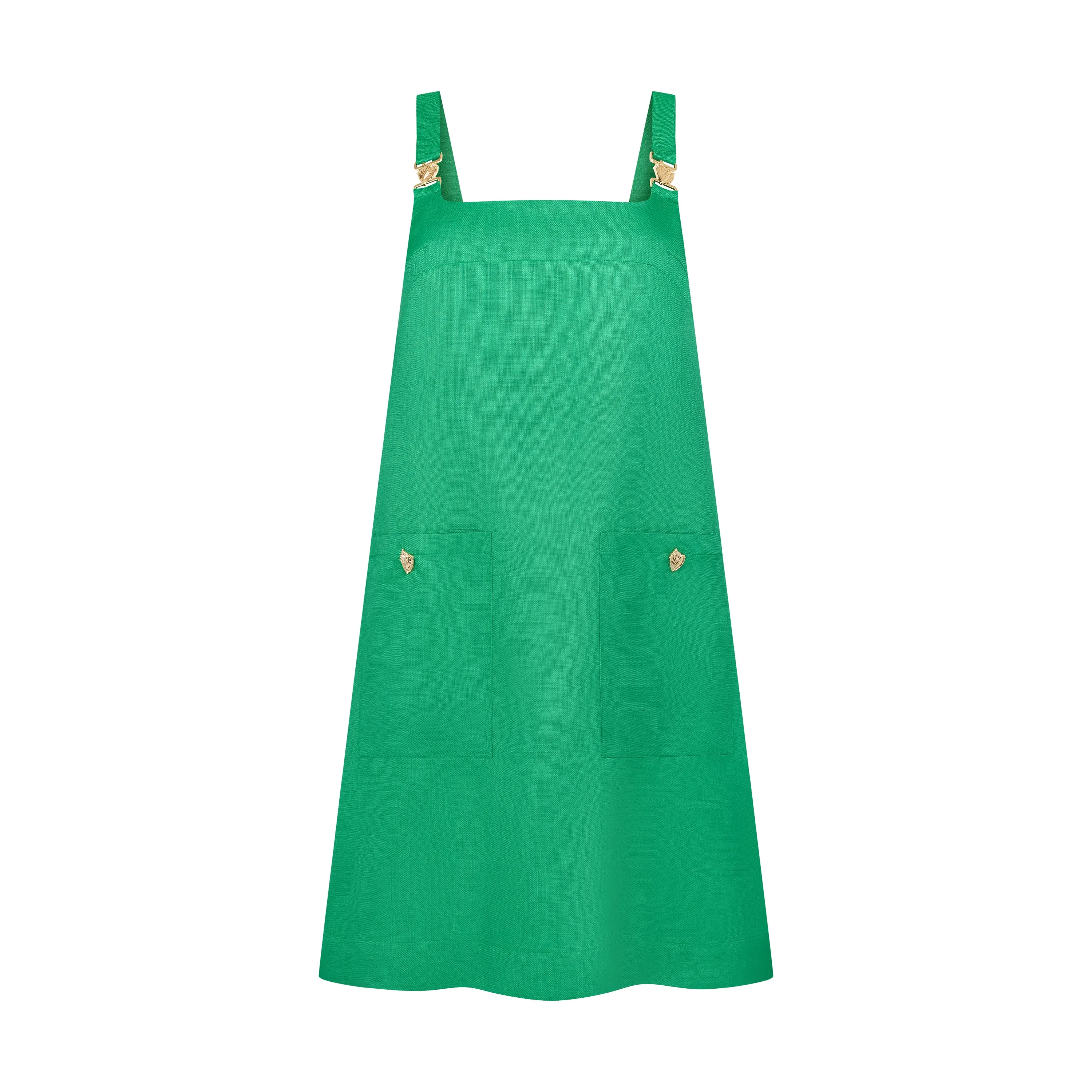 THE STROMBUS SHIFT DRESS-KELLY GREEN