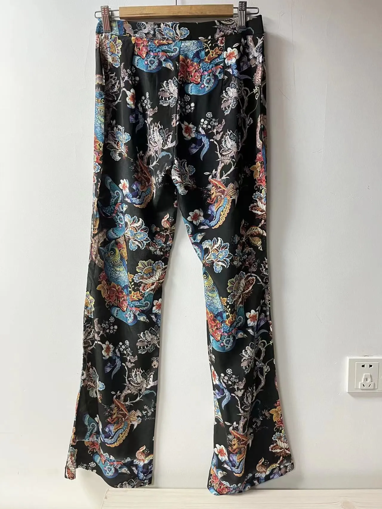 TROUSERS LPRTR2201 in silk fabric- priowl