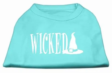 Wicked Screen Print Shirt Aqua XL (16)