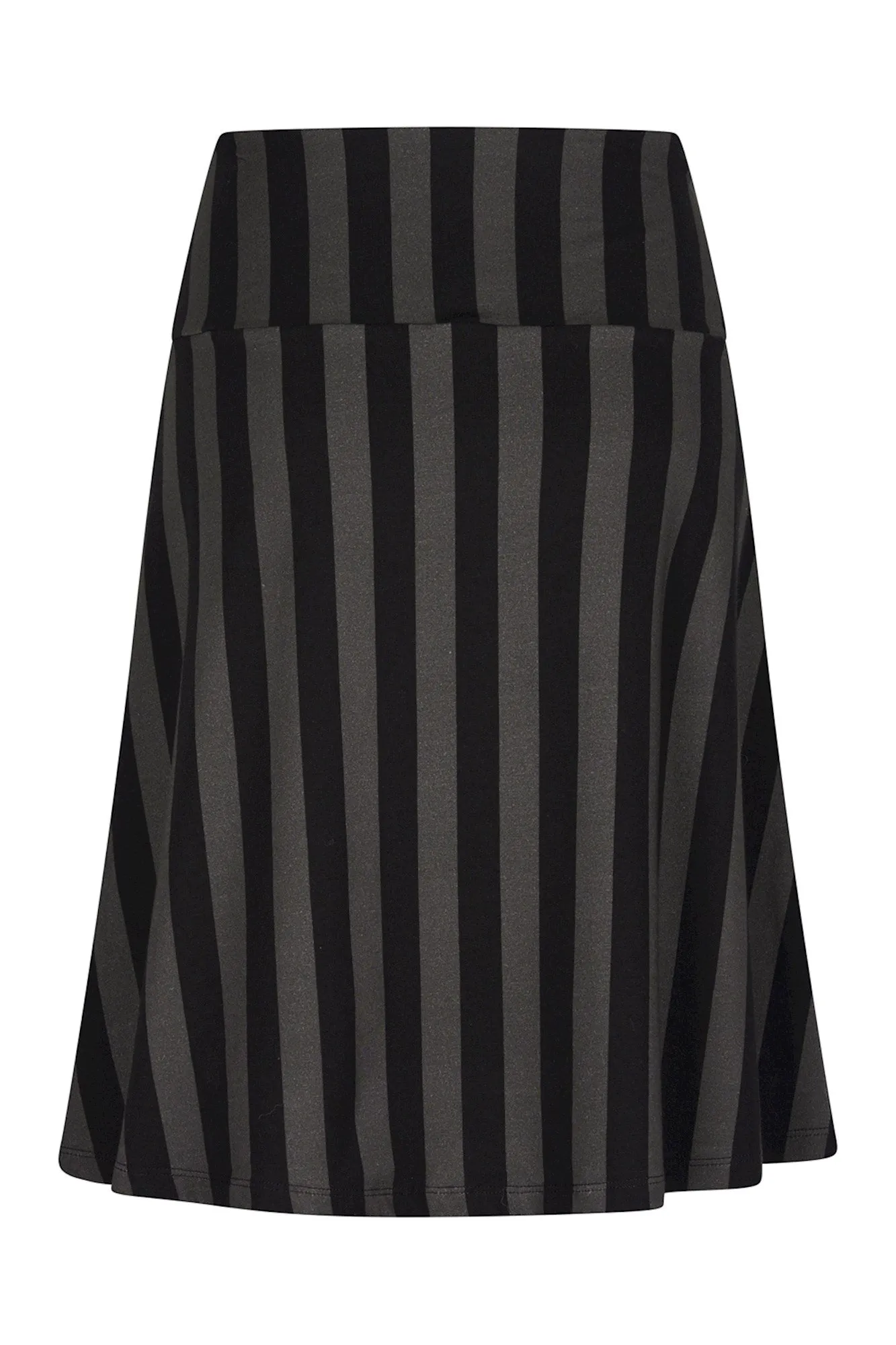 Zilch Skirt Wide in Stripes Black